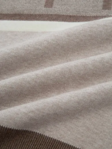 Bilde av WoolLand Solsidan Knitted sweater Cognac